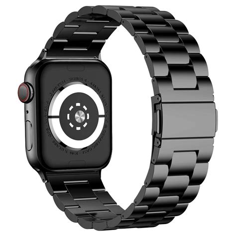 apple watch link bracelet clone black|apple stainless steel link bracelet.